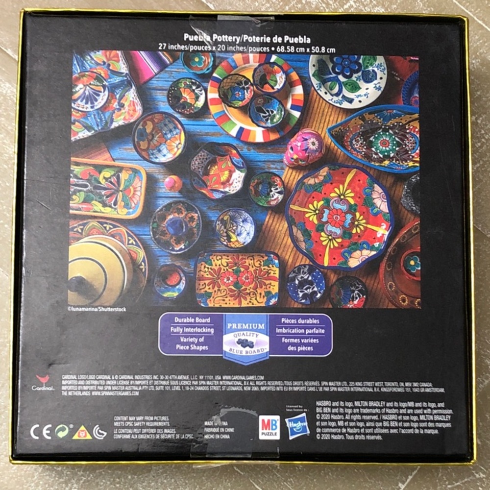 Big Ben Luxe 1000 Piece Puzzle Puebla Pottery - Picture 8 of 9